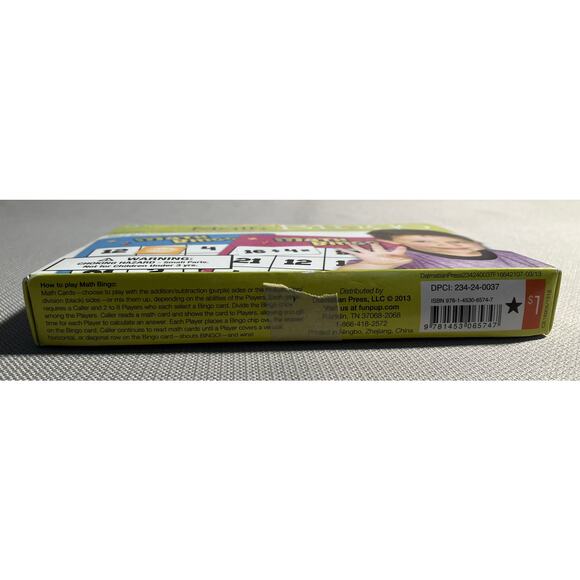 Let's Grow Smart Math Bingo Educational Play Card Game - Picture 2 of 5